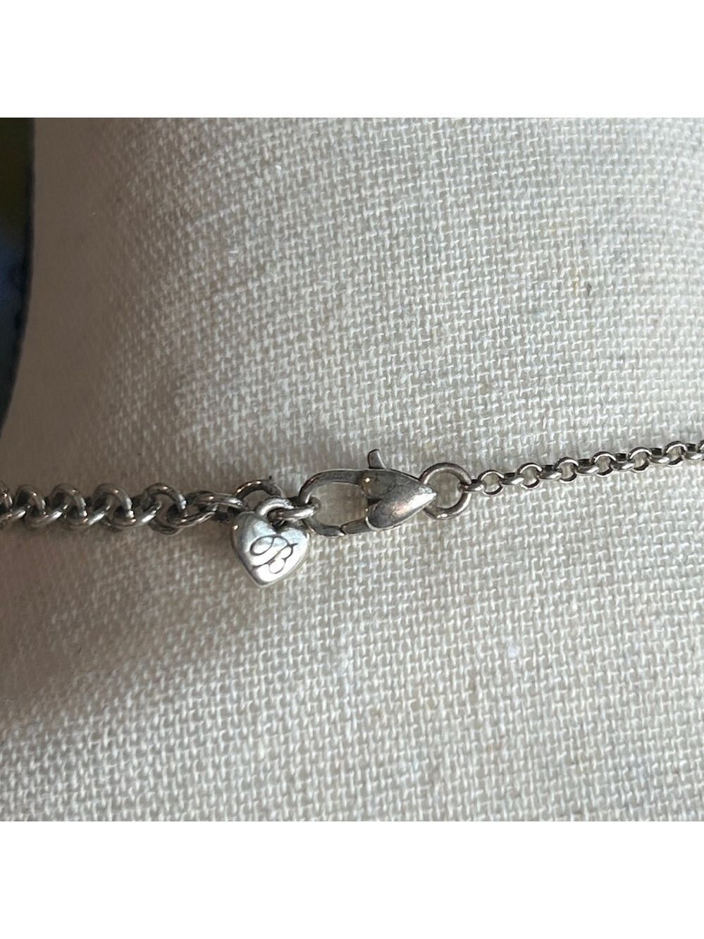Brighton Quote Me Heart Necklace Silver Plated Positivity Pendants - Picture 3 of 12